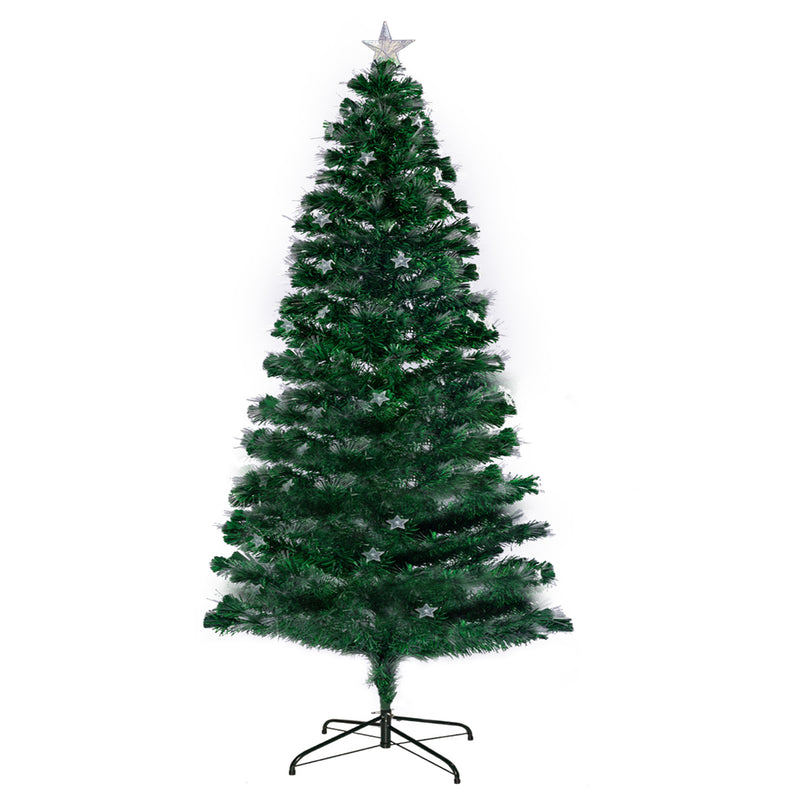 Danoz Xmas🎅 Christabelle 2.1m Enchanted Pre Lit Fibre Optic Christmas Tree Xmas Decor