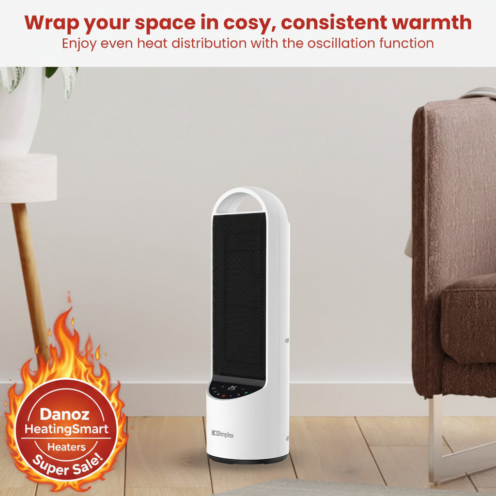 Danoz HeatingSmart - Dimplex 2kW Personal DC Digital Ceramic Heater in ...