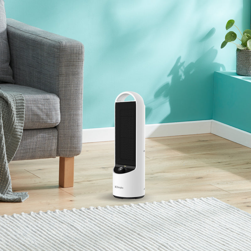 Danoz HeatingSmart - Dimplex 2kW Personal DC Ceramic Heater in Black and White - Super Deals!