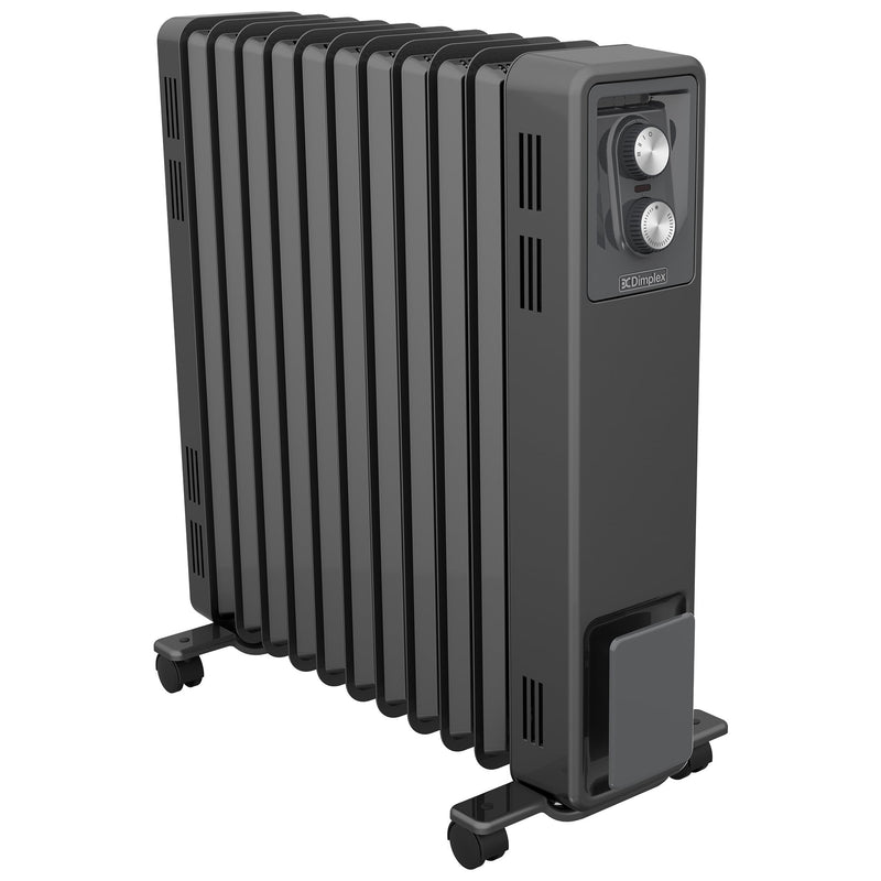 Danoz HeatingSmart - Dimplex Oil Free 2.4kW Column Heater w/ Thermostat in Black - Nice Deals!