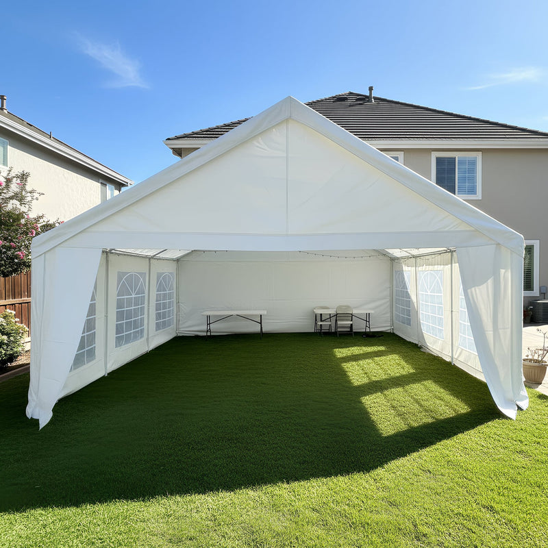 Danoz Outdoors - Wallaroo 6x6m Outdoor Event Marquee Gazebo Party Wedding Tent - White
