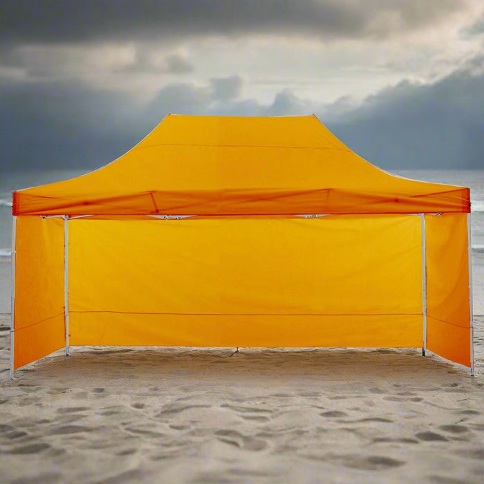 Danoz Outdoors - Wallaroo Gazebo Tent Marquee 3x4.5m PopUp Outdoor Orange