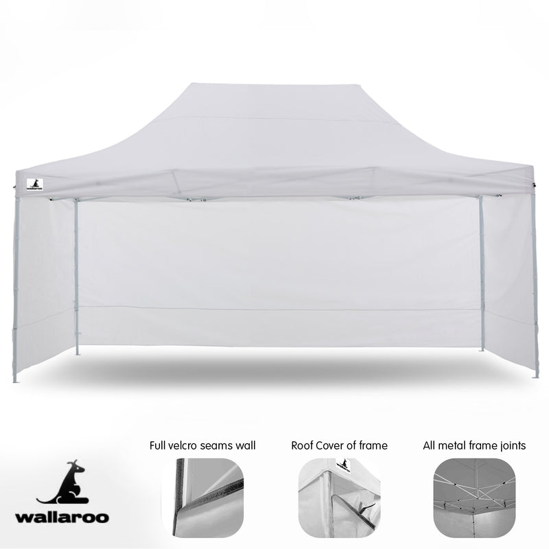 Danoz Outdoors - Wallaroo Gazebo Tent Marquee 3x4.5m PopUp Outdoor White