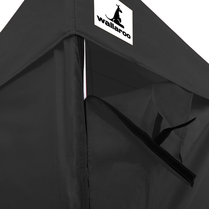 Danoz Outdoors - Wallaroo Gazebo Tent Marquee 3x6m PopUp Outdoor Wallaroo Black