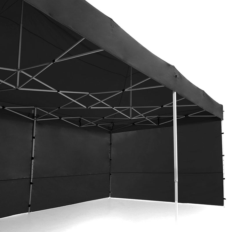Danoz Outdoors - Wallaroo Gazebo Tent Marquee 3x6m PopUp Outdoor Wallaroo Black
