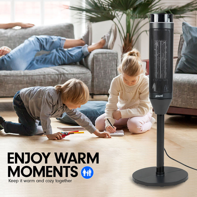 Stay warm and cozy all winter long with Danoz Direct - Pronti Electric Tower Heater. Its 2000W ceramic heating element provides efficient warmth