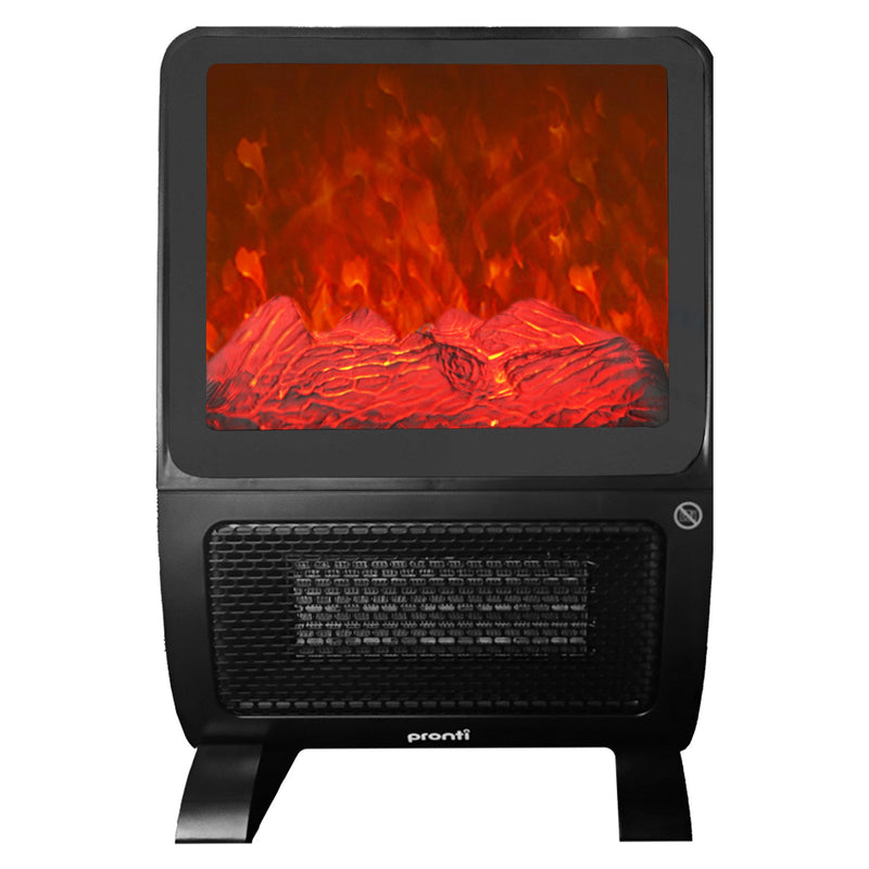 Danoz HeatingSmart - Pronti 2000W 3D Fire PTC Electric Portable Room Heater - Super Deals!