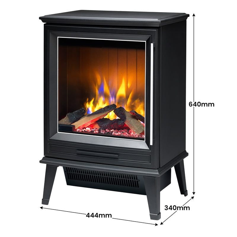 Danoz HeatingSmart - Dimplex Laverton Electric Fire Stove - 2kW - Top of the Range -10 Years warranty!