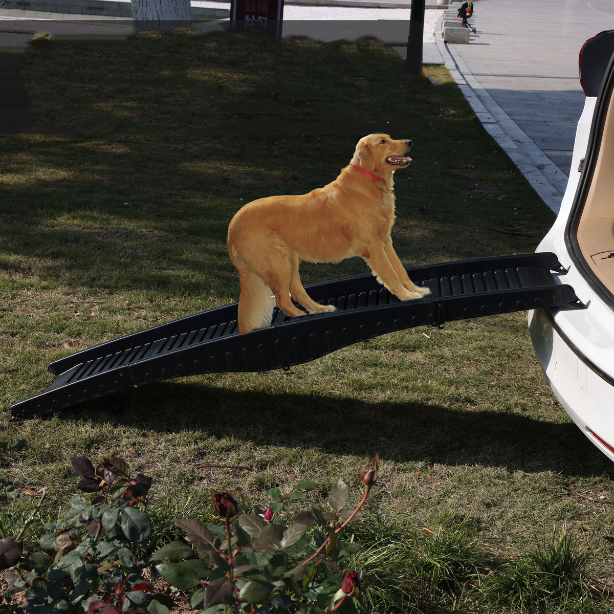 Danoz Direct - Furtastic 152cm Portable Dog 🐶 Pet Ramp - Black ...