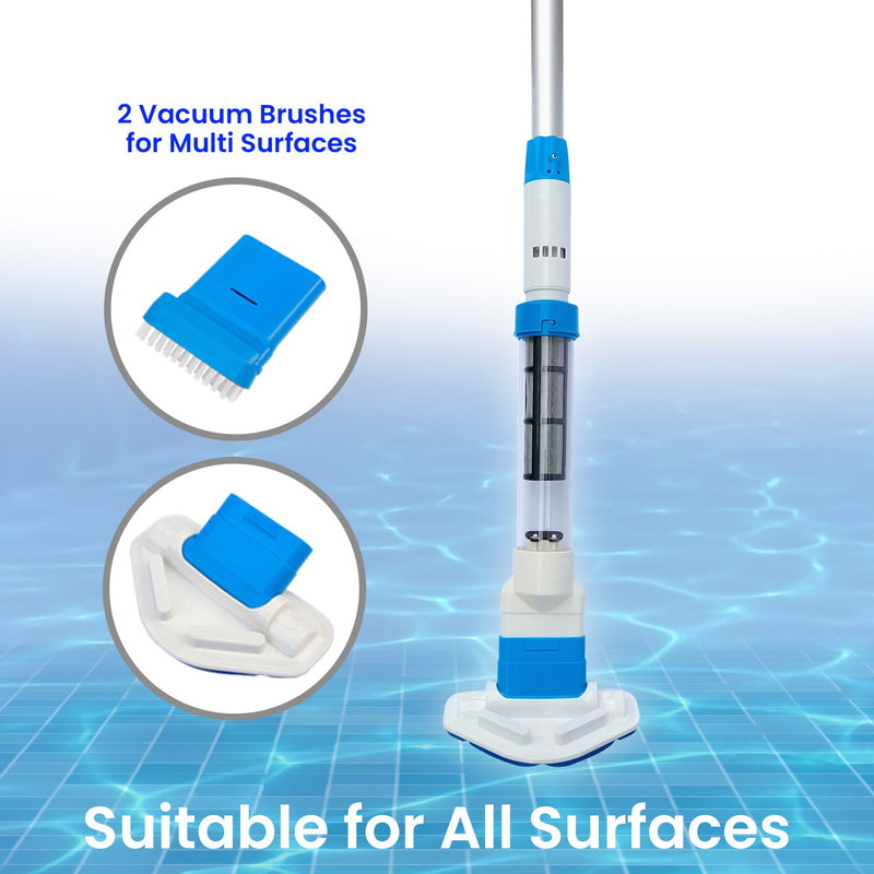 Danoz Pools 🏊 Aquajack 127 Portable Rechargeable Spa and Pool Vacuum Cleaner