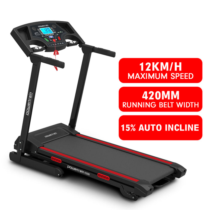 Danoz Fitness - Powertrain K200 Electric Treadmill Folding Home Gym Running  Machine - Incl. Delivery