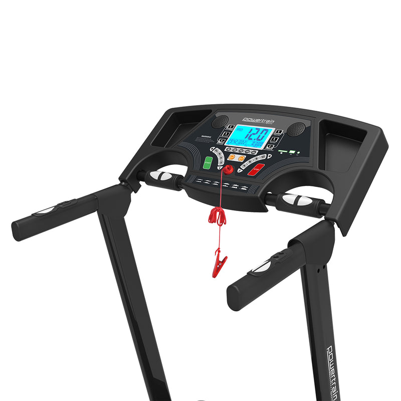 🏃 Danoz FitnessSmart | Powertrain K200 Electric Treadmill | 1600W | 12km/h | 15-Level Auto Incline | Hydraulic Fold | Home Gym