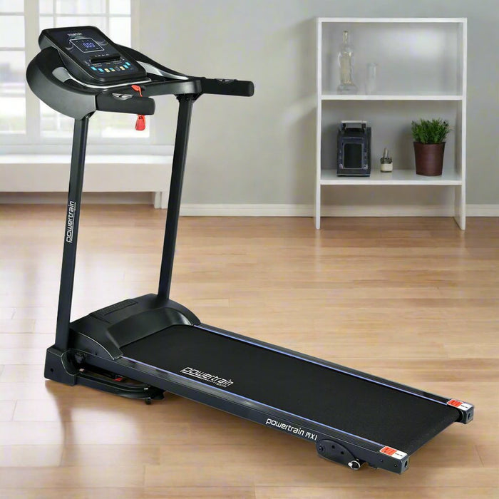 Danoz Fitness - Powertrain MX1 Foldable Home Treadmill for Cardio Jogging Fitness - Incl. Delivery