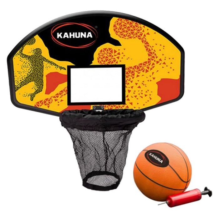 Danoz Sports - Kahuna Trampoline Basketball Ring Set with Mini Ball and Pump