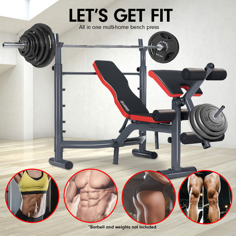 Danoz Fitness - Powertrain Adjustable Weight Bench Home Gym Bench Press - 302 - Incl. Delivery