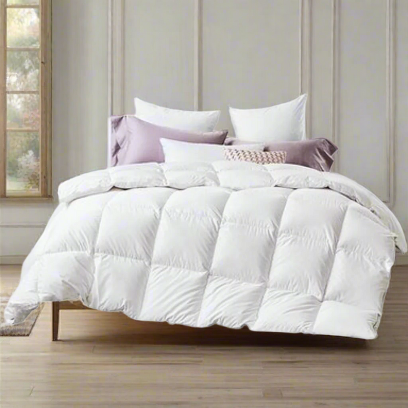 Danoz Direct -  80% Duck Down 20% Duck Feather Quilt - Super King - Super Quality -  Top of the Range