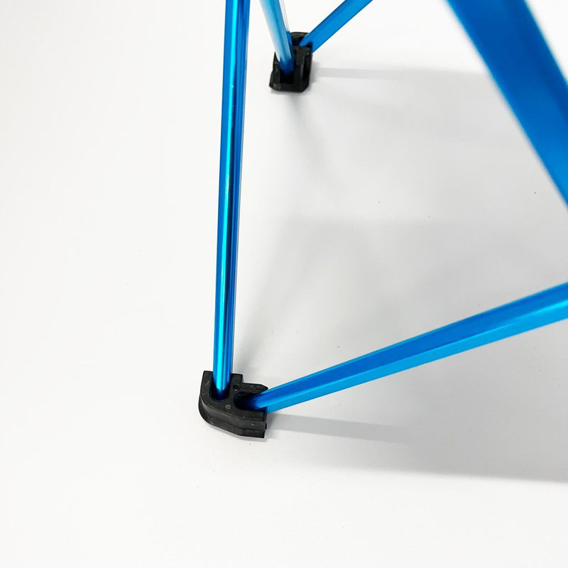 Danoz Direct - Mini Portable Outdoor Folding Stool Camping Fishing Picnic Chair Seat 80kg Blue