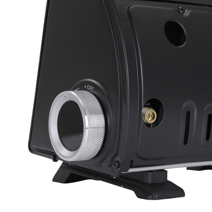 Danoz HeatingSmart - AMZ 1700W 2-in-1 Portable Outdoor Camping Butane Gas Heater Stove Steel Iron - Super Deals!