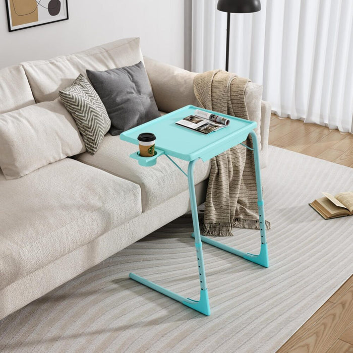 Anywhere Laptop Pro Desk in Turquoise