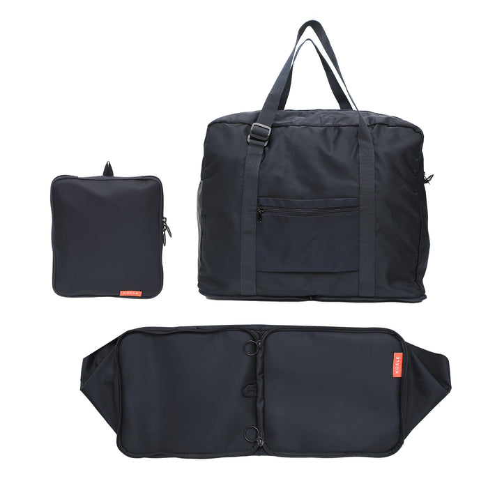 Danoz Fashion - KOELE - Shopper Bag Travel Duffle Bag Foldable Laptop Luggage Nylon KO-BOSTON NAVY