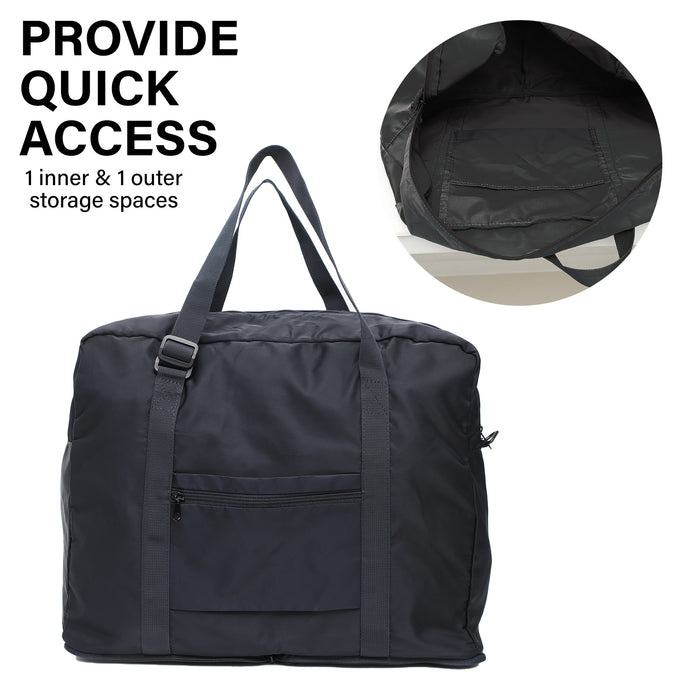 Danoz Fashion - KOELE - Shopper Bag Travel Duffle Bag Foldable Laptop Luggage Nylon KO-BOSTON NAVY