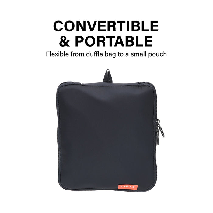 Danoz Fashion - KOELE - Shopper Bag Travel Duffle Bag Foldable Laptop Luggage Nylon KO-BOSTON NAVY