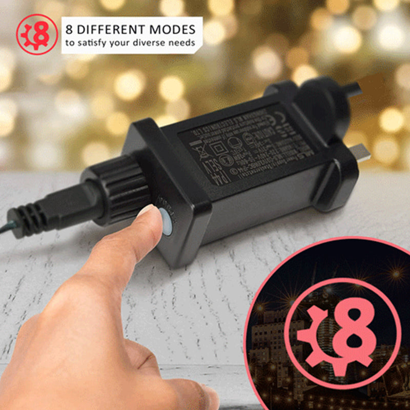 Danoz Xmas🎅 Festoon String Lights 20 Bulbs 23M Fairy LED Waterproof Outdoor Christmas Party