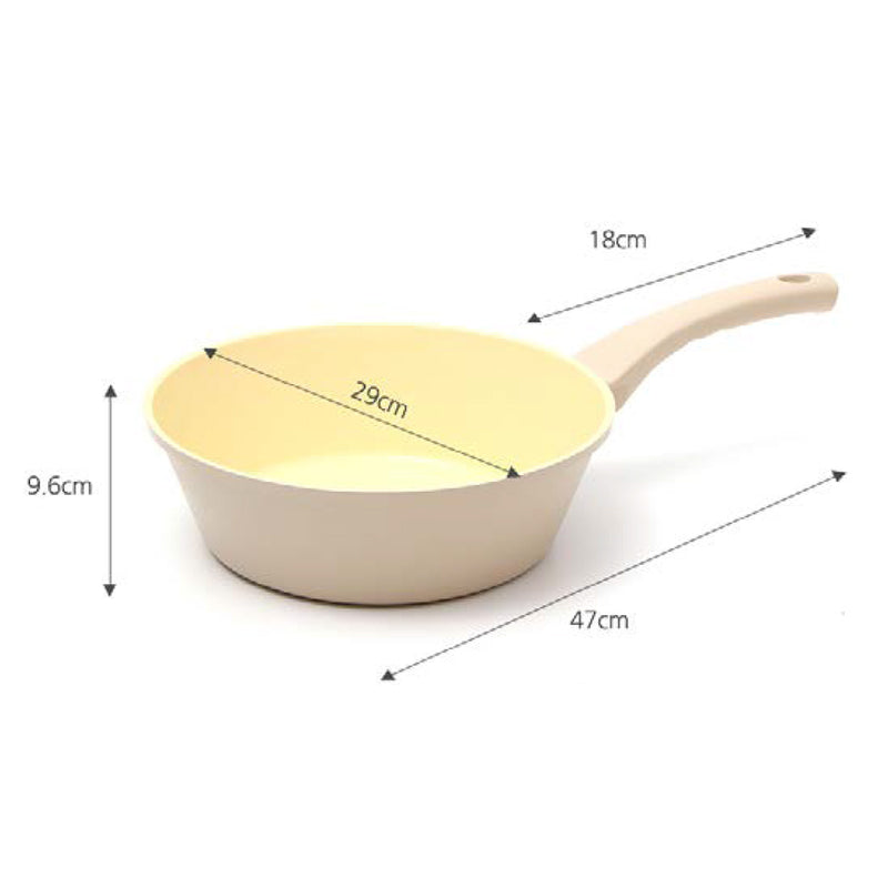 Danoz Cooking - Giorno Felice IH Wok Pan 28cm Ceramic Non-Stick Stir Frypan Induction