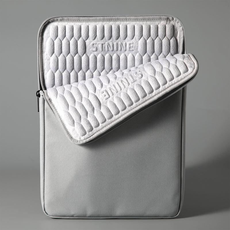 Danoz Direct - 15 inch Laptop Sleeve Padded Travel Carry Case Bag L size LUKE GREY