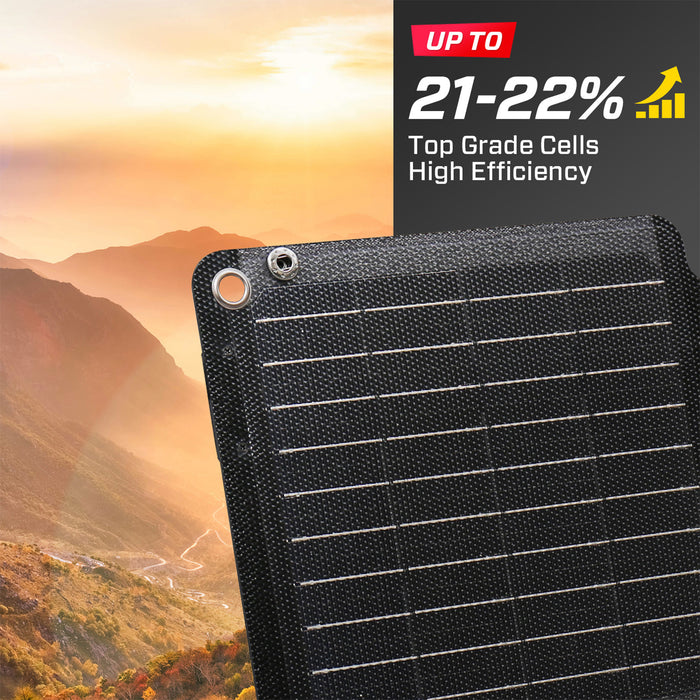 Danoz Camping ⛺40W Solar Panel Portable Charger JumpsPower Power Generator Foldable