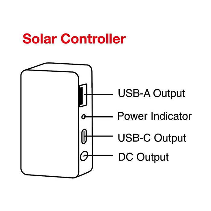 Danoz Camping ⛺40W Solar Panel Portable Charger JumpsPower Power Generator Foldable