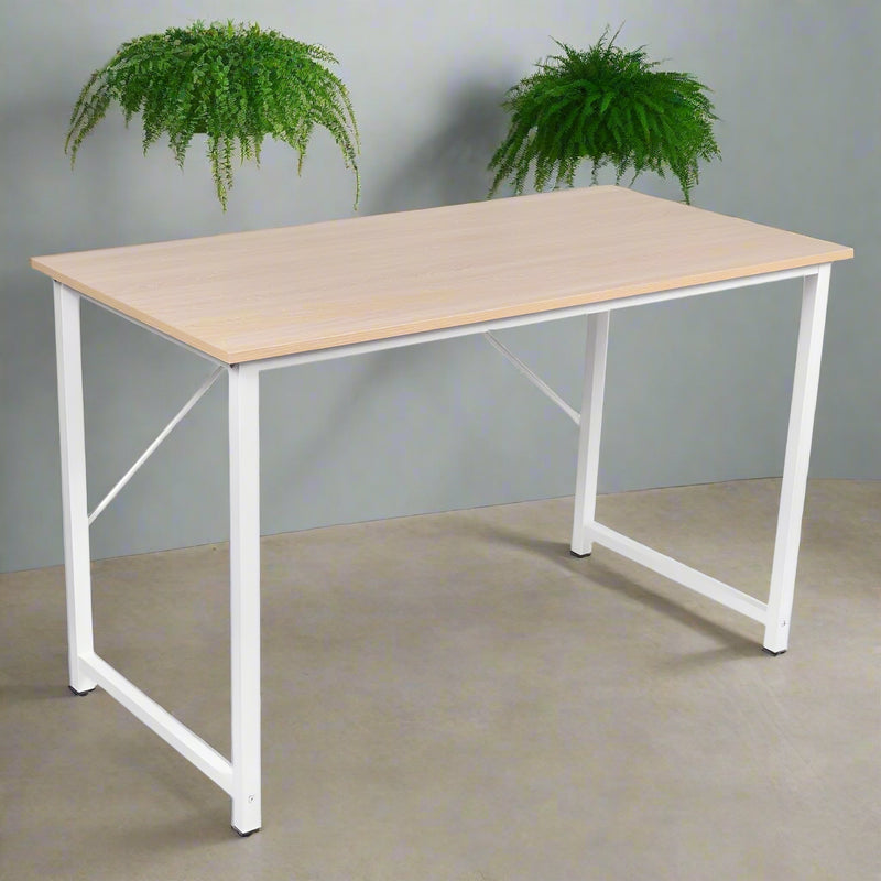 YES4HOMES Computer Desk, Sturdy Home Office Laptop Desk Modern Writing Table, Multipurpose Workstation