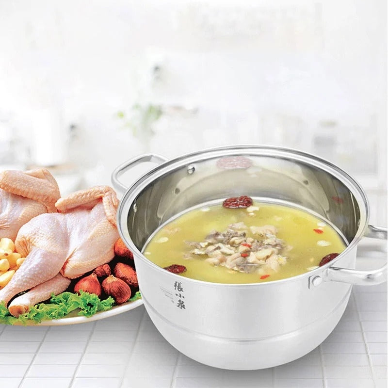 Introducing the Danoz Direct - Zhang Xiao Quan 28cm 3-Tier Steamer! Experience the convenience and health benefits of steaming