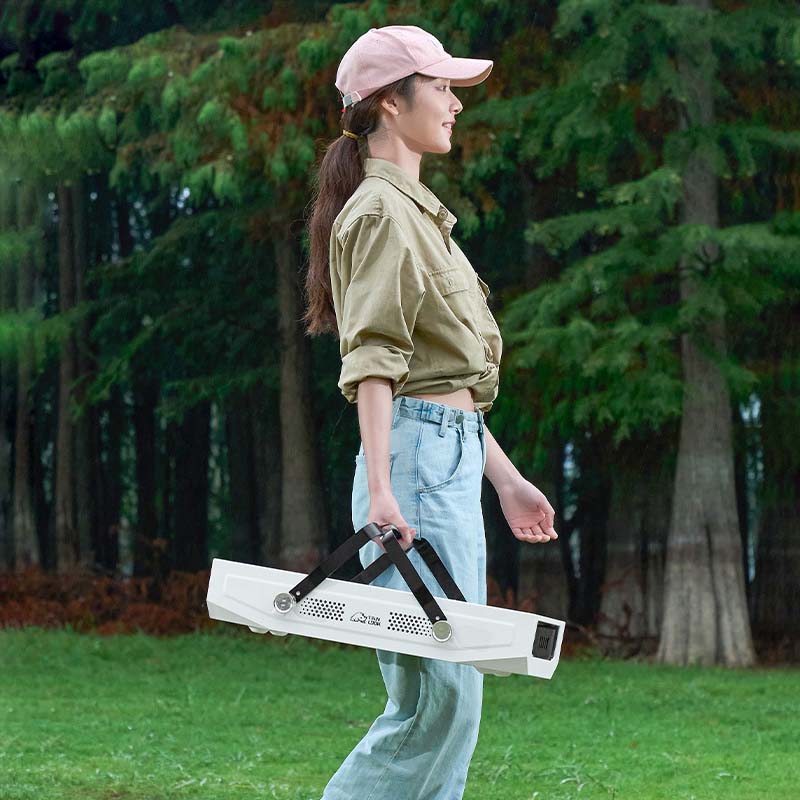 Danoz Outdoors - Foldable Portable Charcoal Frying Grill Grilling Outdoor Tabletop BBQ Grill For Camping Hiking Picnics