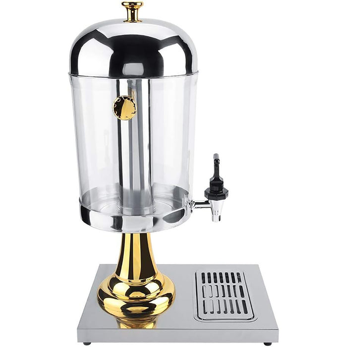 Danoz Direct - 8L Commercial Restaurant Buffet Beverage Juice Beverage Dispenser Drink Container Gold - Inc. Delivery