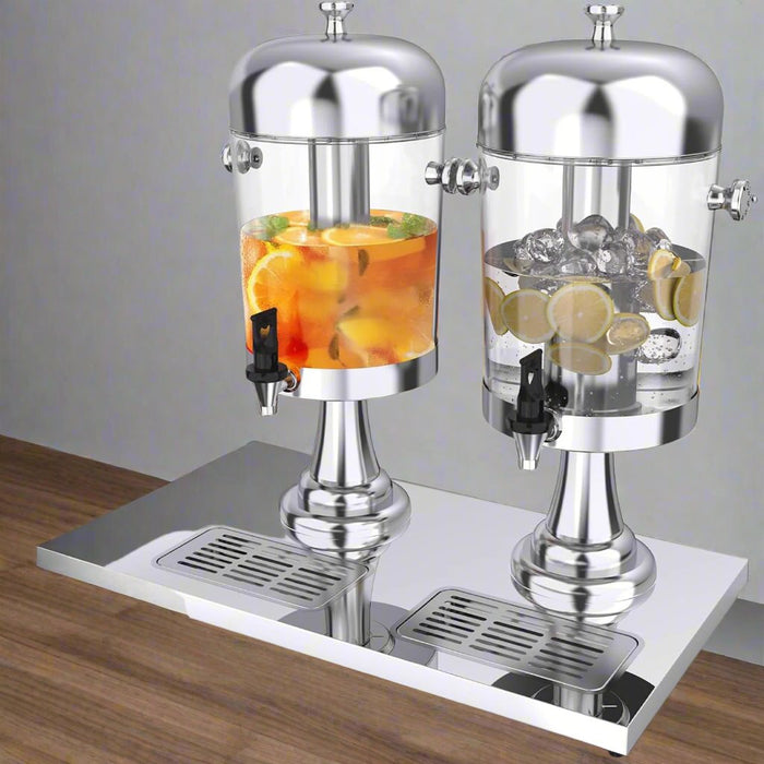 Danoz Direct - 16L Commercial Restaurant Buffet Beverage Juice Beverage Dispenser Drink Container Gold - Inc. Delivery