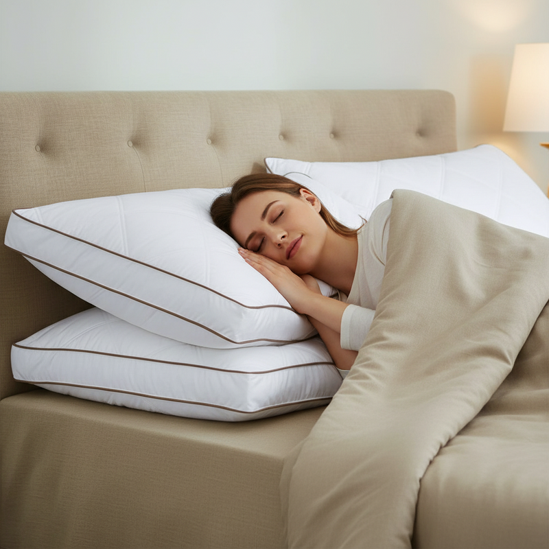 Danoz Bedding 💤 King Size Pillow 90cm x 50cm - Buy 1 Get 1 More! Plus free 2 x King pillow cases - Super deal - Incl. Delivery