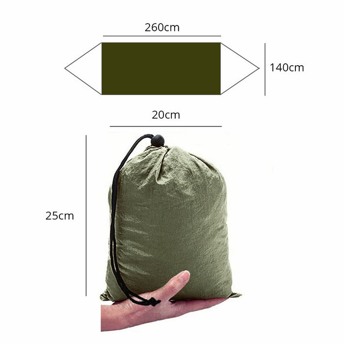 Danoz Outdoors - Camping Hammock with Mosquito Net - Incl. Delivery