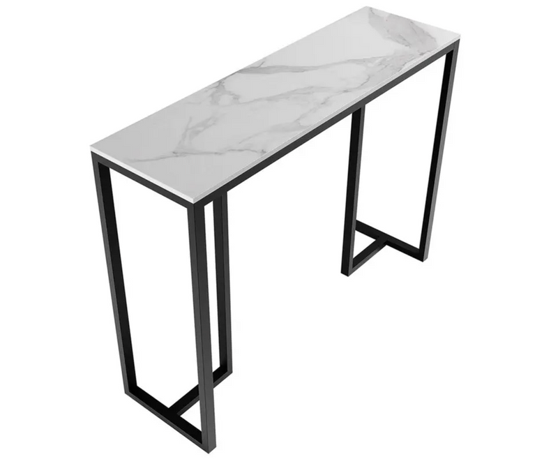 Danoz Furniture - Interior Ave - Stone Marble Console - Marble & Black