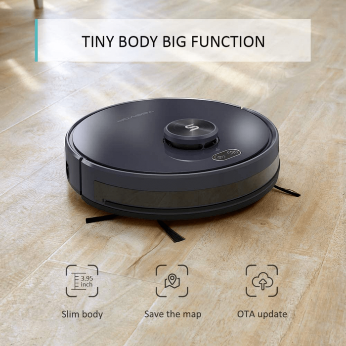 Danoz Direct - Tesvor S6+ Robot Vacuum Cleaner Mop 2700Pa With Laser Navigation and App controlled