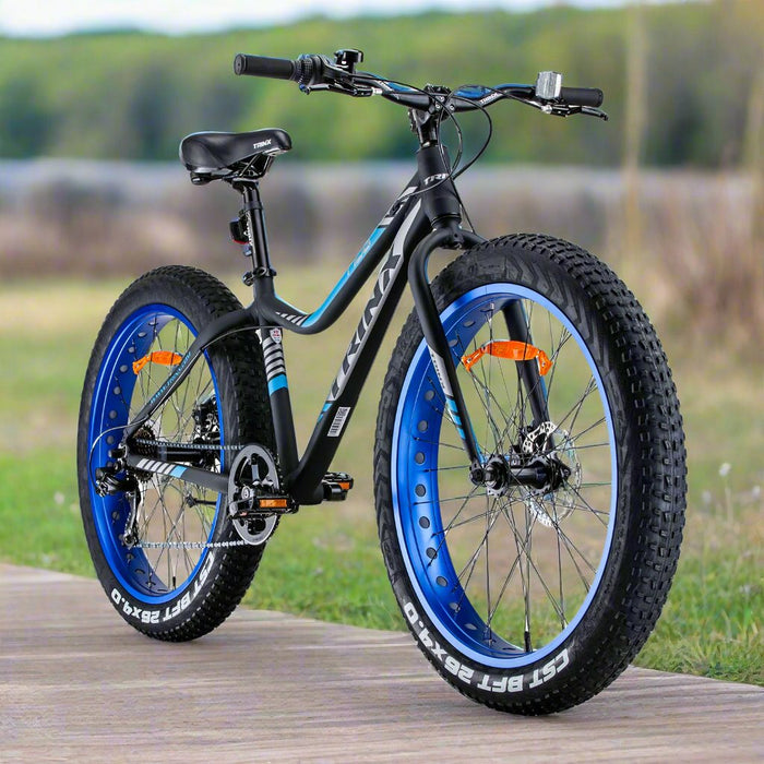 Danoz Sports - Trinx Tiger T106 Fat Bike Shimano 7 Speed Bicycle Blue - Incl. Delivery