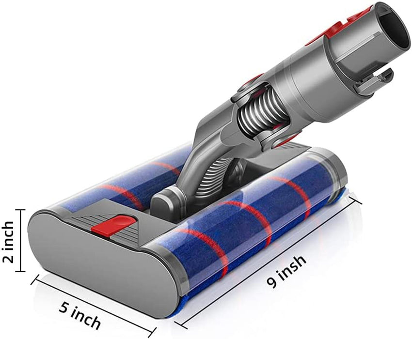 Effortlessly clean any mess with Danoz Direct Omni Dual Roll Powerhead! Compatible with DYSON V7, V8, V10, V11, and V15 vacuum cleaners