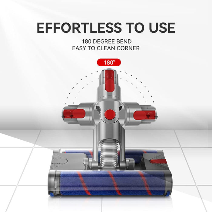 Effortlessly clean any mess with Danoz Direct Omni Dual Roll Powerhead! Compatible with DYSON V7, V8, V10, V11, and V15 vacuum cleaners