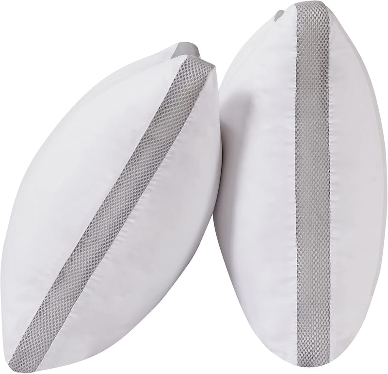 Danoz Beddings - Bamboo Cooling Pillows - 2 Pack - Luxury Plush Down-Like pillows - Super Deal!