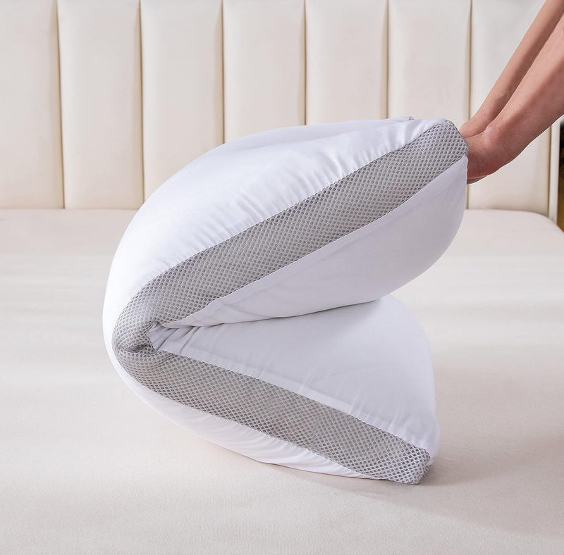 Danoz Beddings - Bamboo Cooling Pillows - 2 Pack - Luxury Plush Down-Like pillows - Super Deal!