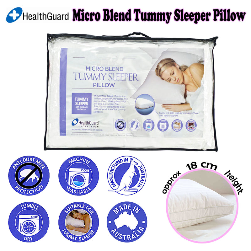 Danoz Beddings - Easyrest Micro Blend Tummy Sleeper Pillow - 66cm x 41cm