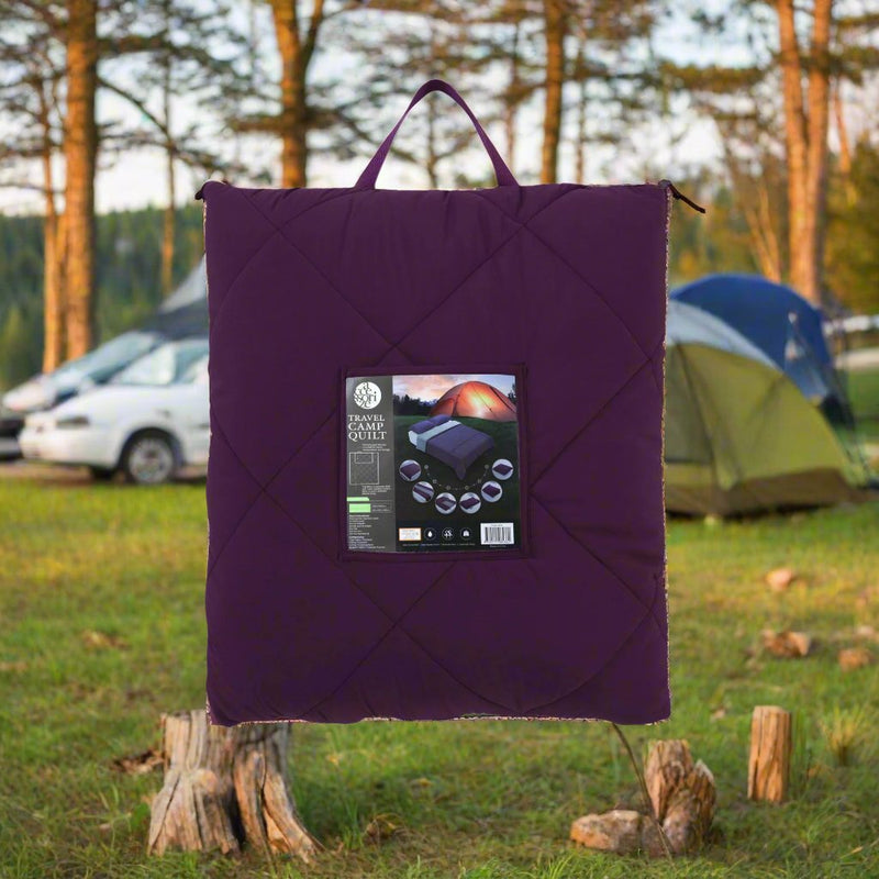 Danoz Camping - Accessorize Camp Quilt Purple- Incl. Delivery