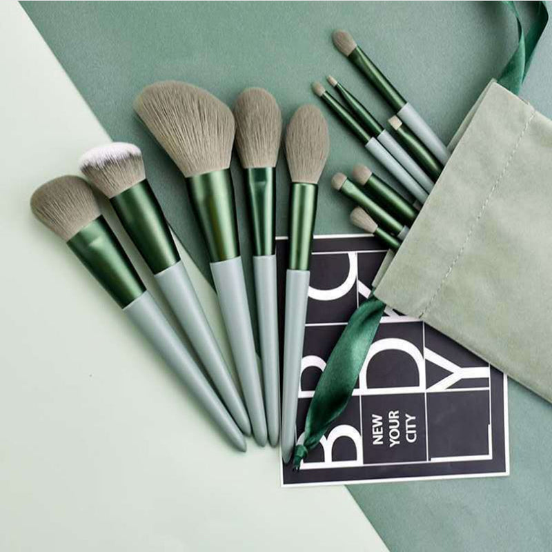 Danoz Direct - Professional Make Up Brushes Set 13pcs Beauty Foundation Eye Shadow