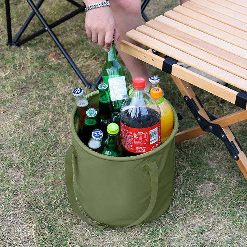 Danoz Camping⛺13L Travel Camping Folding Bucket Portable Barbecue Picnic Storage Fishing Bucket