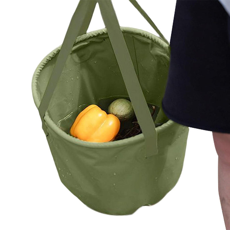 Danoz Camping⛺13L Travel Camping Folding Bucket Portable Barbecue Picnic Storage Fishing Bucket
